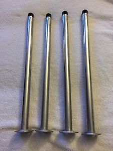 Four (4) sailboat stanchions...used 18&#034; round bases