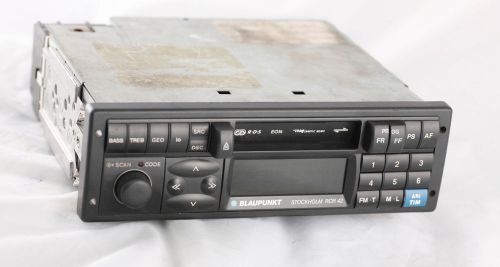Vintage car radio cassette blaupunkt stockholm rcr 42 old school