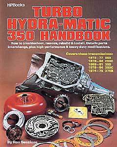 Hp books 0-895-860511 book: turbo hydra-matic 350 handbook author: ron sessions