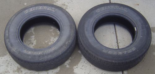 Pair of general grabber stx tires 265/70 r17 115 s