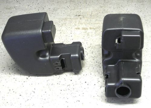 Jeep wrangler rear bumper end caps &amp; hardware (2 pieces) 1997-2006