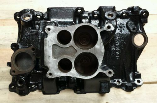Rare chevy v6 4.3 racing nascar cast iron intake manifold high rise 4bbl camaro