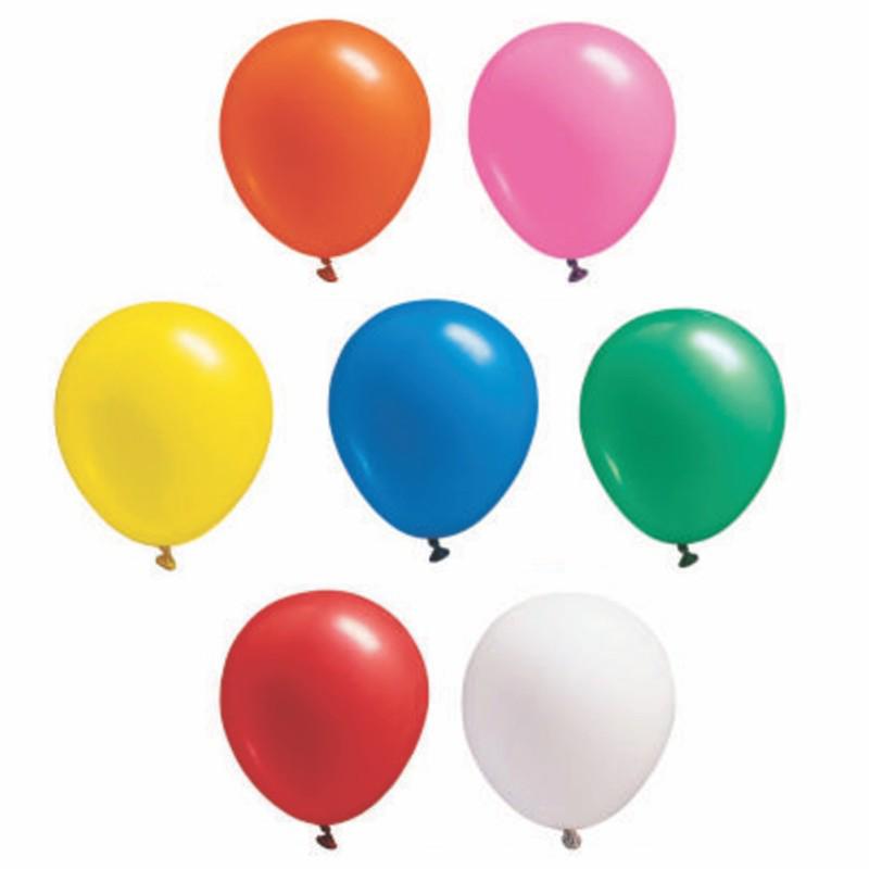 50 quantity - 18" helium quality latex balloons  assorted colors  