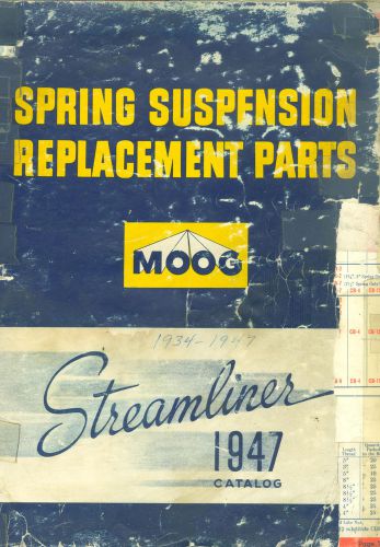 1934-1947 moog chassis parts illustrated catalog