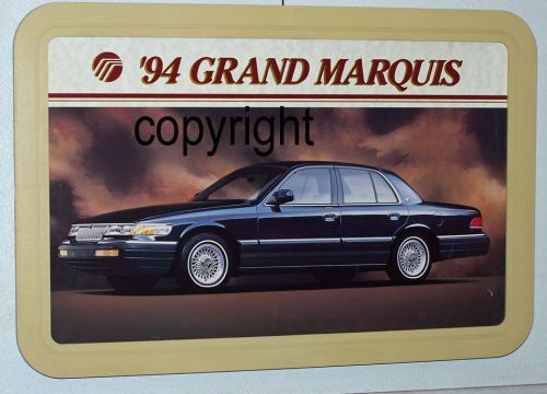 Promo dealership showroom sign 1994/94 mercury grand marquis/ford crown victoria
