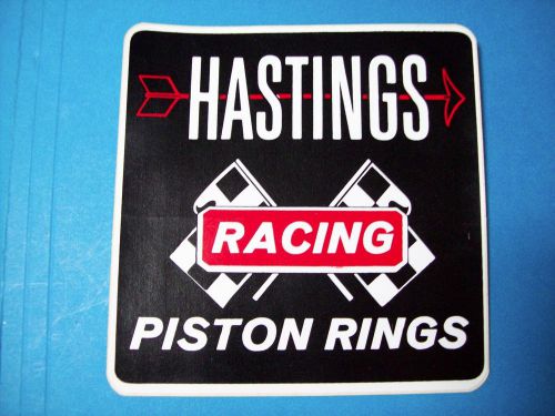 Hastings piston racing rings decal