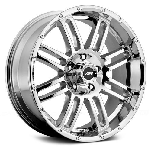 18 inch chrome pvd wheels rims hummer h3 chevy colorado gmc canyon 6 lug ar901