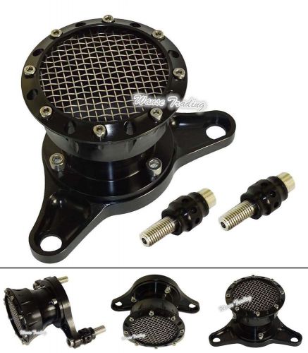 Air clear intake filter black fit 1991-2015 harley touring sportster xl 883 1200