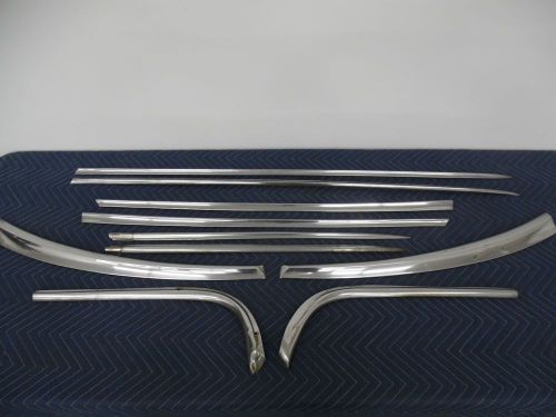 1954 buick special wagon complete body side trim moulding set