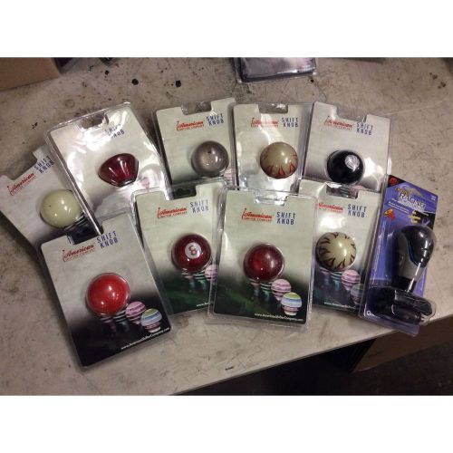 10 pack of retro/billiard series custom shift knobs gear shift knob no reserve
