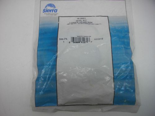 Sierra marine omc lower seal kit 18-2663 981797 100-245 stringer drive 1968-77