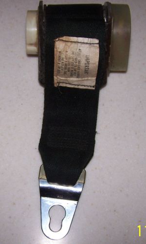 1970-1973 corvette shoulder harness seat belt black original 70 71 72 73