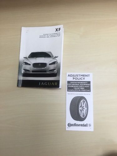 2012 jaguar xf owners manual publication part n0.jjm 18 02 40 122 ite