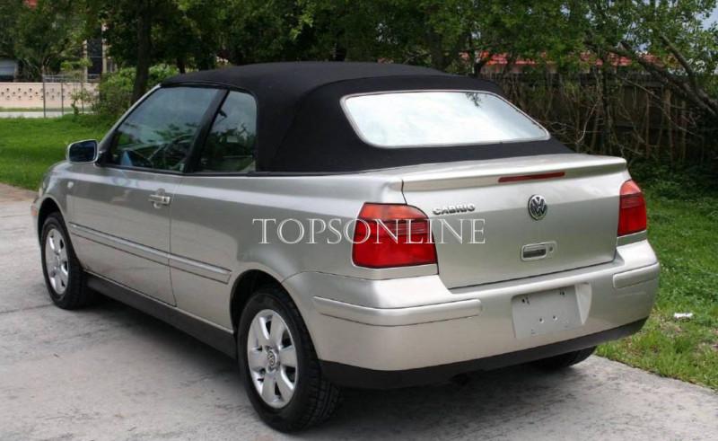 Volkswagen vw cabrio & golf 3 convertible top & cables, haartz stayfast cloth