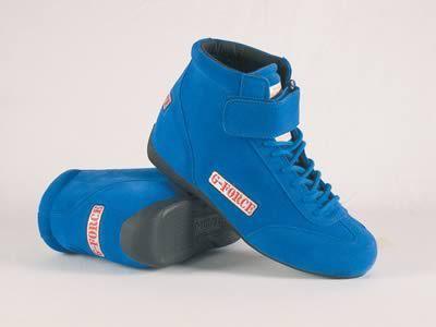G-force racing 0235070bu driving shoes race grip mid-top blue men's size 7 pair