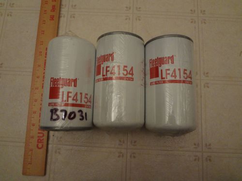 Fleetguard lf4154 oil filters three total filters nos