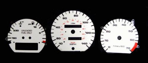 1991 volkswagen corrado 88-91 6 color glow gauge w/ inverter set