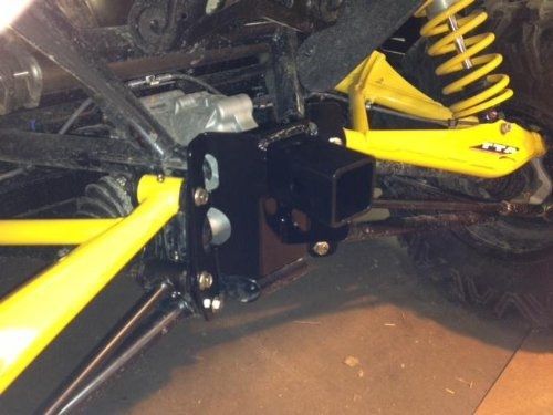 Extreme metal products can-am maverick high clearance 2&#034; rear receiver and tow