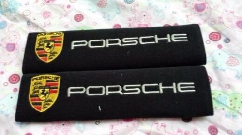 Seat belt cover pad 2 pcsnice cool gift diy  porsche  or any car