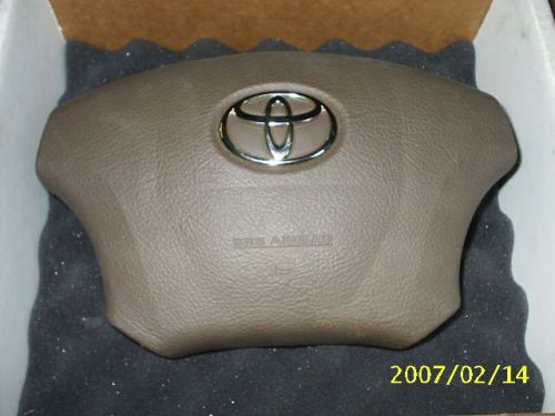 2007 2006 2005 sequoia/tundra base model oem no audio toyota driver airbag beige