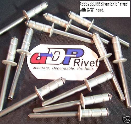 Free extra long multi-grip rivets 1/2&#034;grip buy 250 silver get 100 extra free
