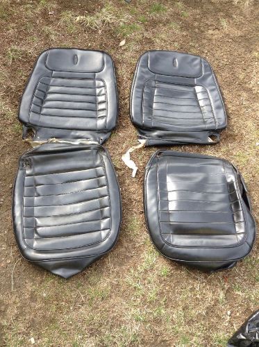 Used 1968 chevrolet chevy camaro deluxe bucket seat covers black