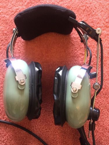 David clark h10-76 aviation pilot noise canceling headphones, free shipping !