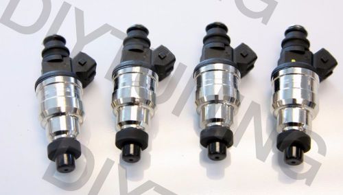 New 440cc fuel injectors for honda acura turbo boost with pigtails ev1 jdm vtec