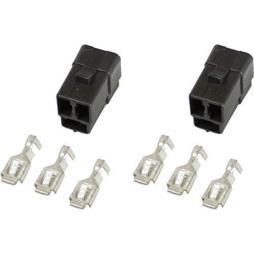 Auto meter 3298 3-terminal wiring connectors for electrical short sweep gauges