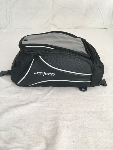 Cortech super 2.0 12-liter strap mount motorcycle tank bag