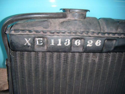 Ford fairlane bfx radiator