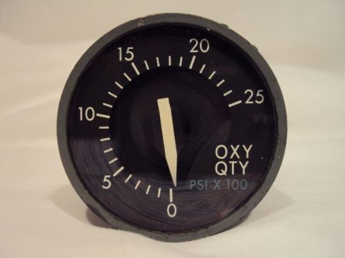 Weston aircraft oxygen pressure indicator gauge 520525