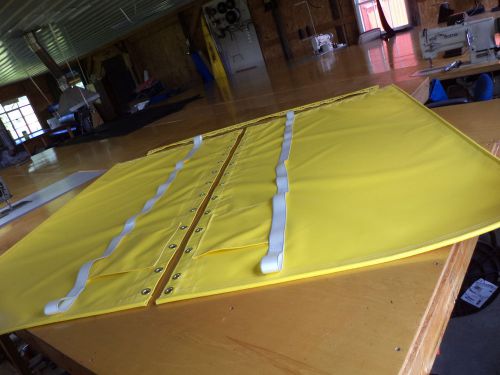 Yellow vinyl  trampoline for hobie cat 16