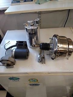 Electric vacuum pump brake booster system