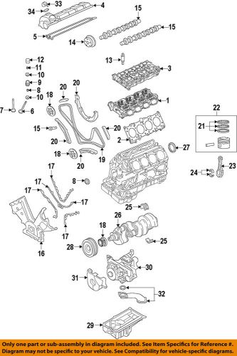 Porsche oem 2010 cayenne-engine valve cover 94810513503
