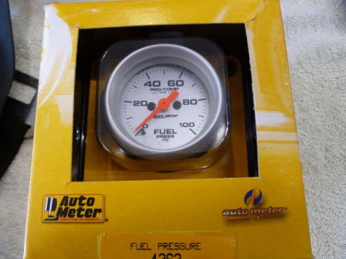 Autometer pro comp ultralite fuel pressure gauge 4363
