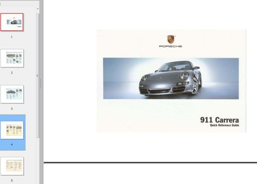 Porsche 911 997.1 2004 - 2009 workshop service repair manual + parts catalog &amp;..