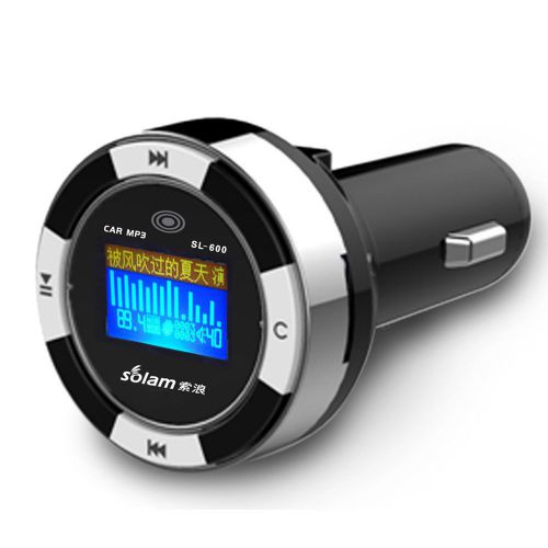 Car mp3 player wireless fm transmitter tf card dual usb car charger for iphone