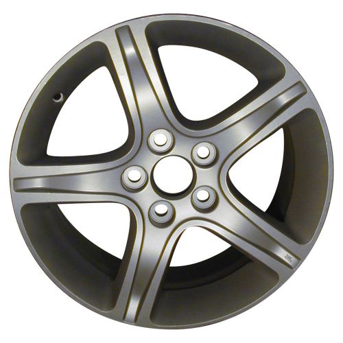 Oem reman 17x7.5 alloy wheel bright sparkle silver pntd with machined face-74165