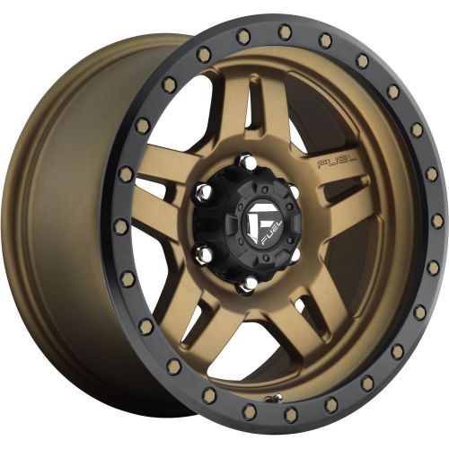 17x8.5 bronze anza d583 6x5.5 -6 wheels open country a/t ii 35x12.50r17lt tires