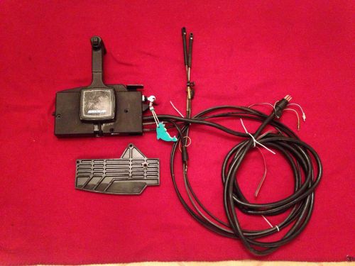 Mercury marine 8 pin side mount remote control box with power and shift cables
