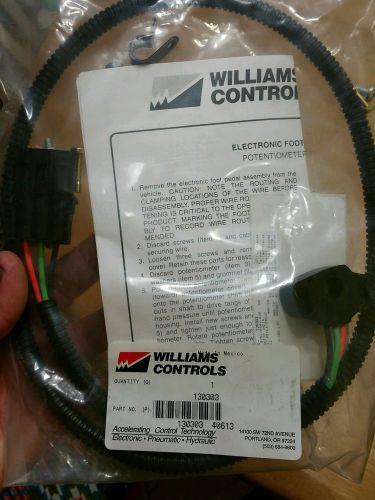Williams controls electronic foot pedal sensor 130303