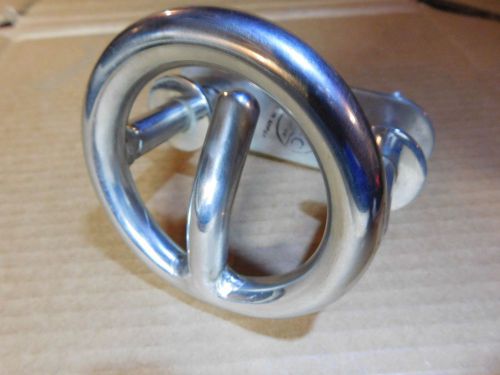 Stainless steel boat water ski transom tow ring