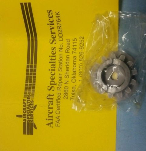 Lycoming 0-320 crankshaft gear tagged by a/c specialty services