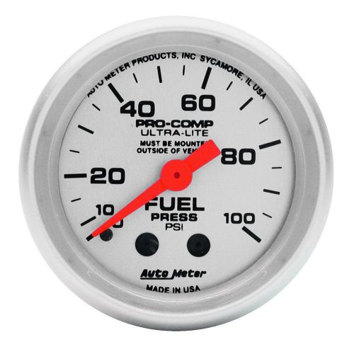 Autometer 4312 ultra-lite mechanical fuel pressure gauge