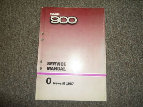 1987 saab 900 0 news m service repair shop manual factory oem book 87 deal x