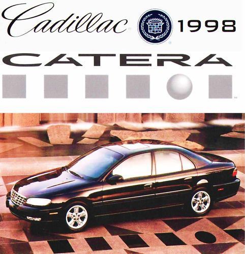 1998 cadillac catera brochure -cadillac catera 3.0l v6-cadillac catera