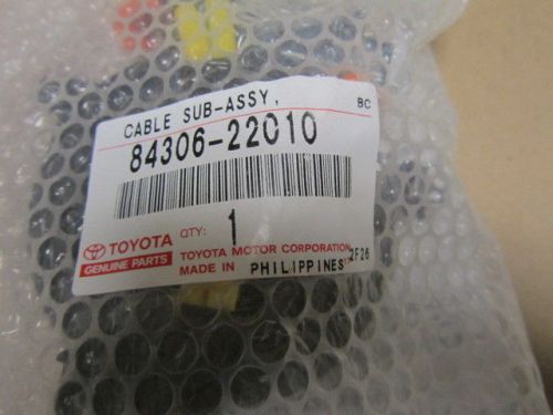 Toyota new oem spiral cable s/a 84306-22010