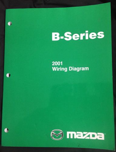 2001 mazda b-series truck factory oem wiring diagram manual