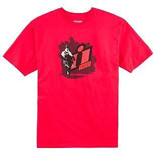 Icon banger mens short sleeve t-shirt red